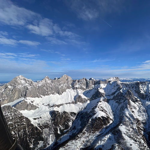 Alpenballonfahrt