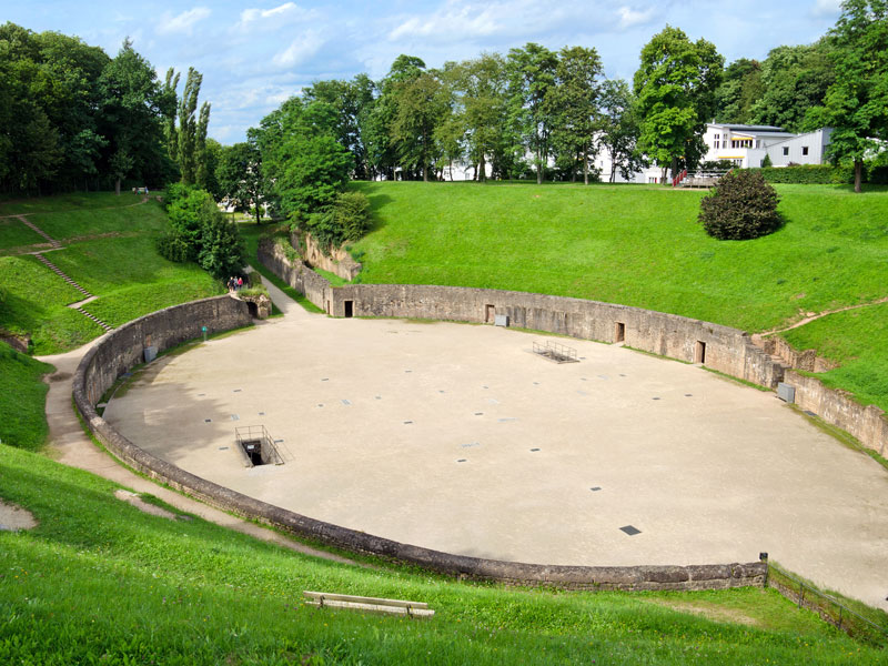 Das Amphitheater von Trier war ein Ort spektakulärer Gladiatorenkämpfe