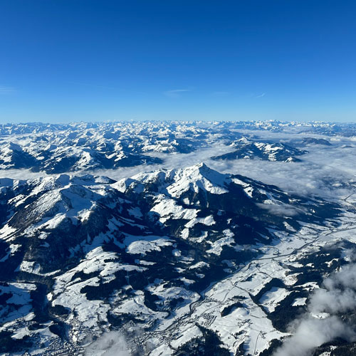 Berge Ausblick Ballon