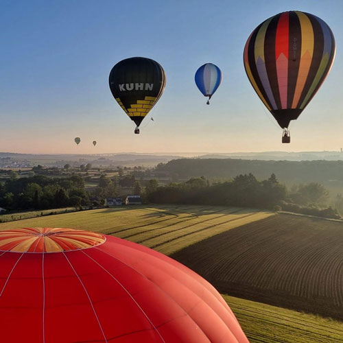 Besondere Heißluftballonfahrten