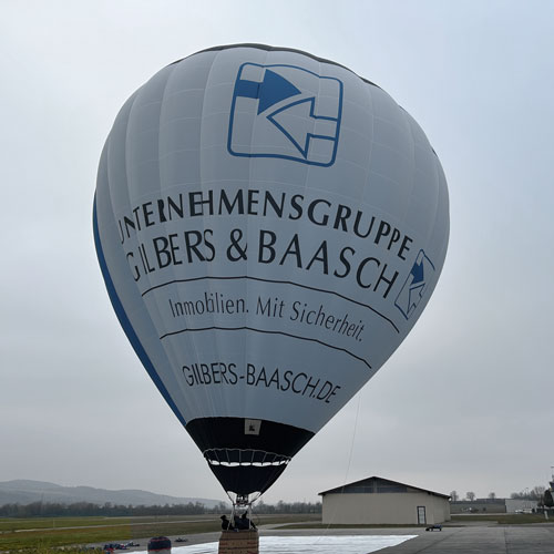 Der von Heißluftballon von Gilbers und Baasch Immobilien