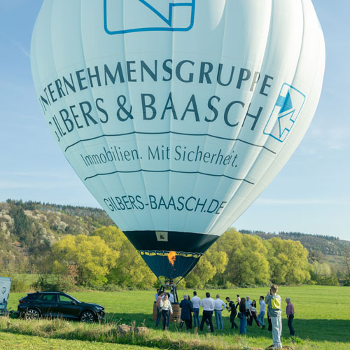 Der von Heißluftballon von Gilbers und Baasch