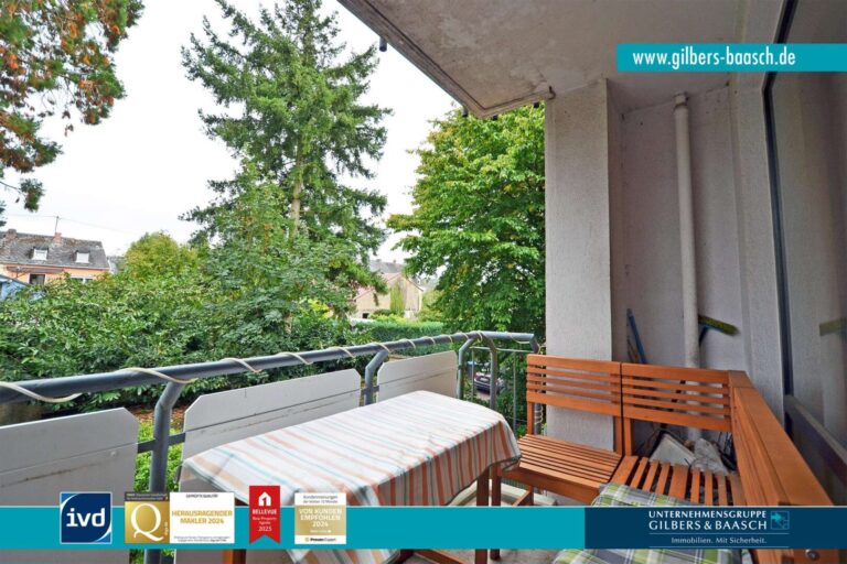 3-ZKB-Wohnung mit Balkon