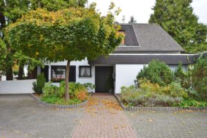 Blick auf den Hauseingang