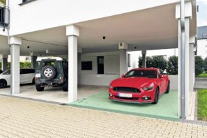 Carport in 1,5facher Breite