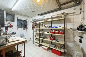 Werkraum im Keller