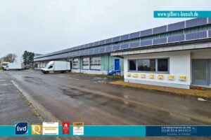 Lagerhalle mit Sektionaltor