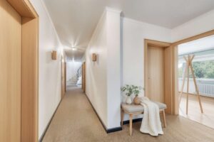 Flur im Souterrain - (KI-Visualisierungsbeispiel)