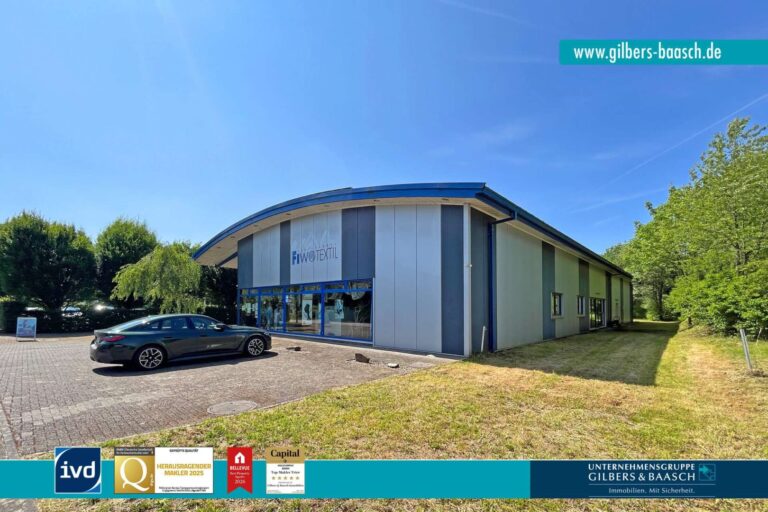 Gewerbehalle mit Bürotrakt