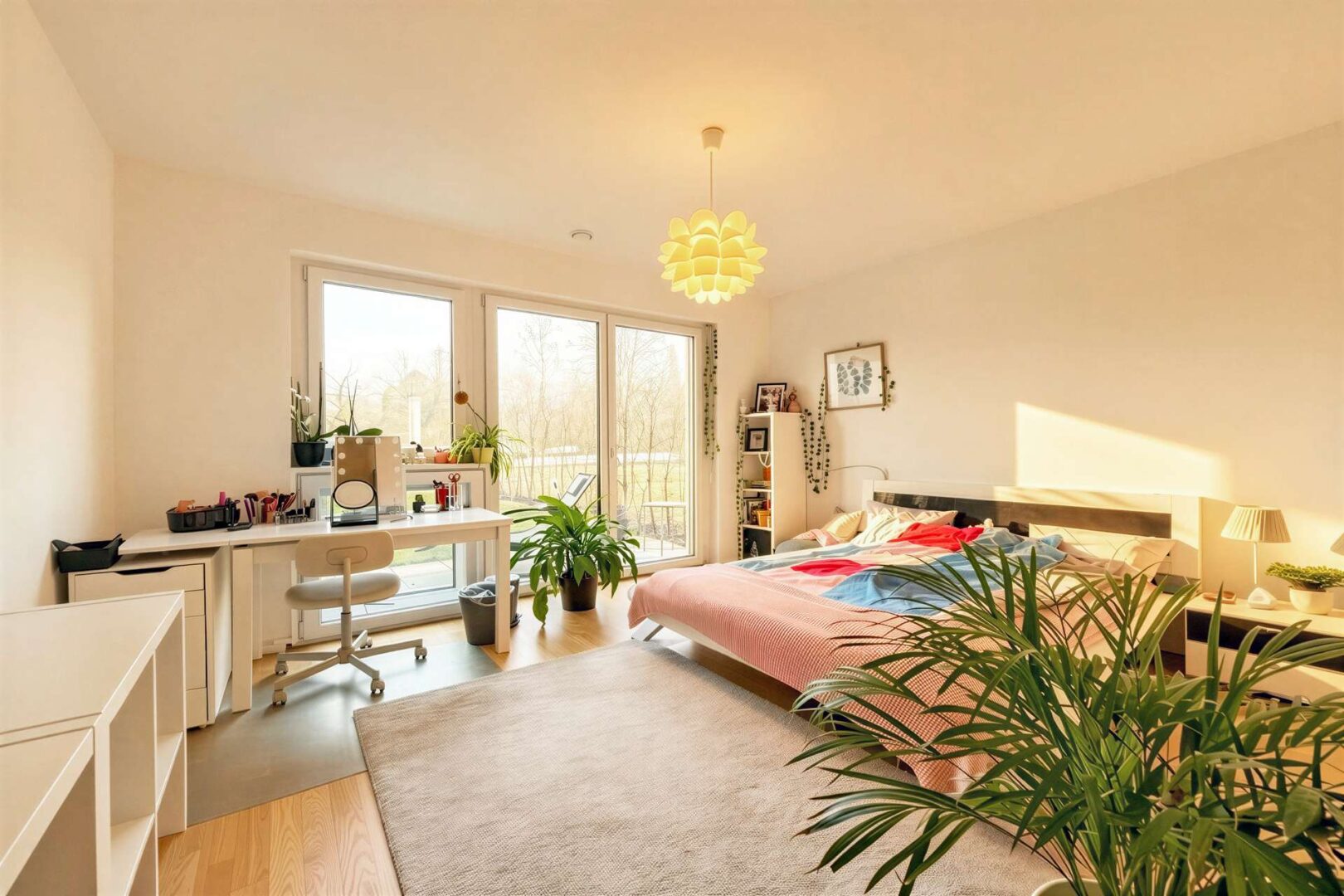 großes und helles Elternschlafzimmer