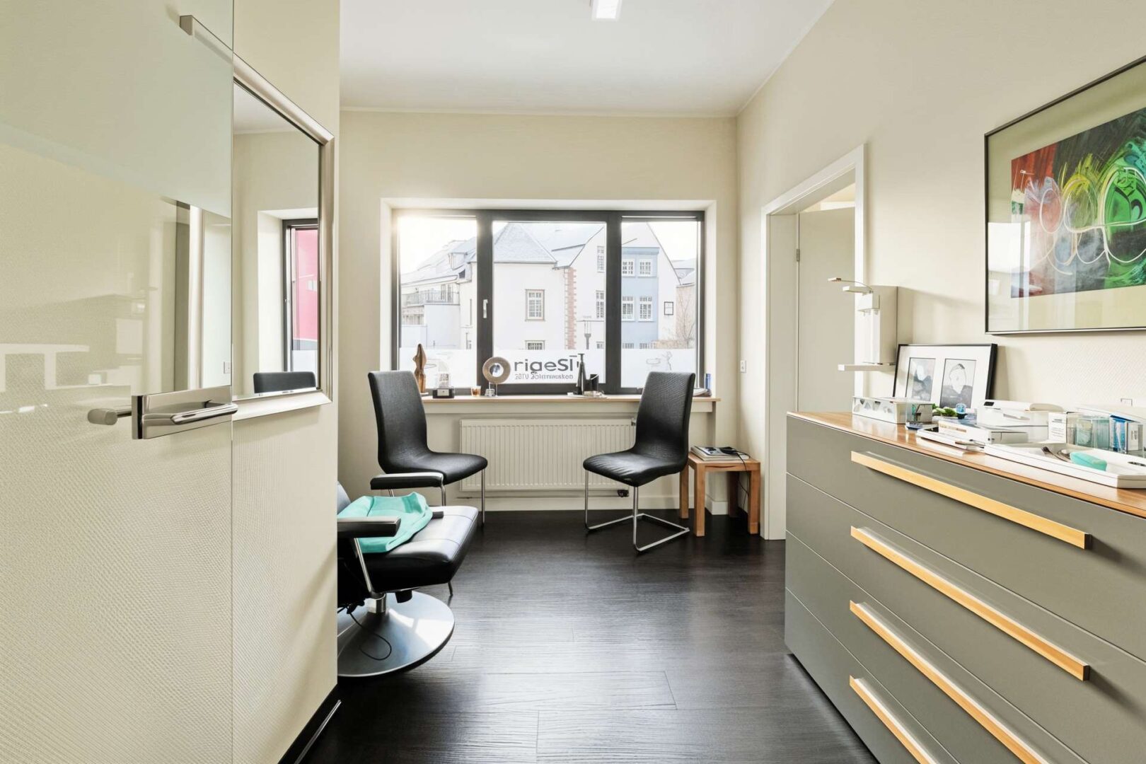 Vermietete Büroetage