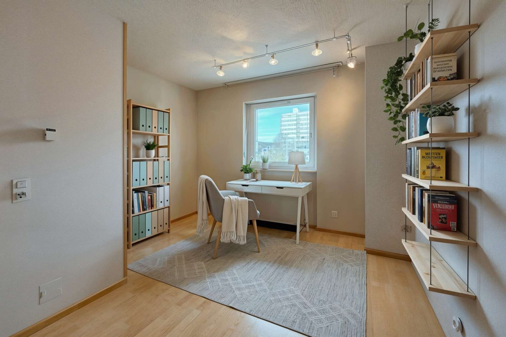 Schlafzimmer 3 oder Büro - (KI generierter Gestaltungsvorschlag)