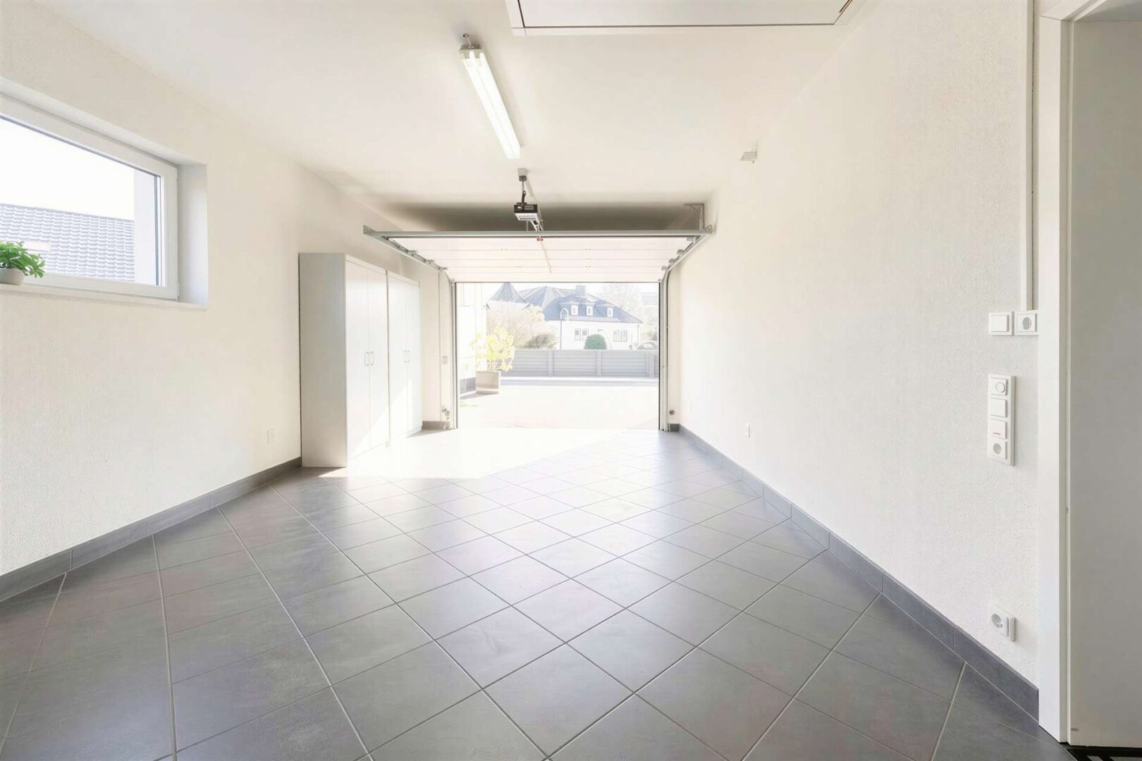 Garage mit direktem Hauseingang