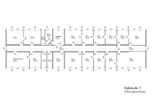 Grundriss Gebäude 1 - OG
