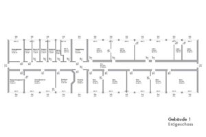 Grundriss Gebäude 1 - EG