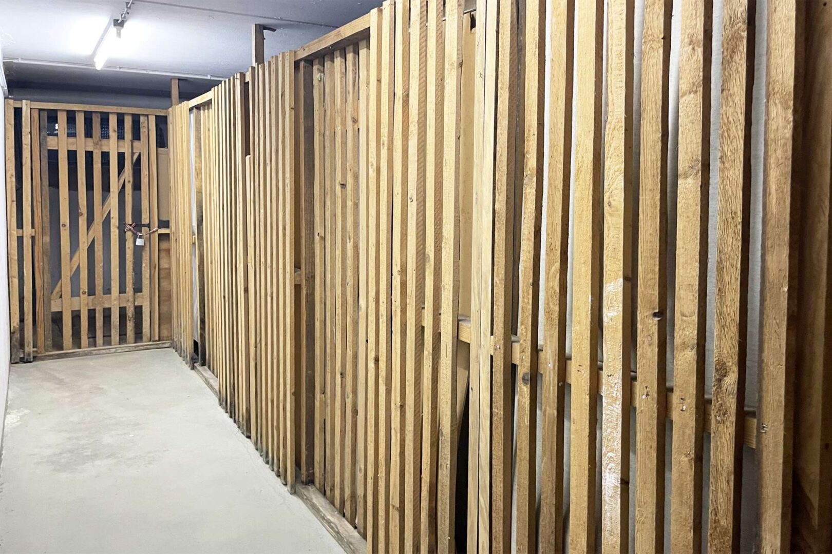 Kellerabteile für Mieter