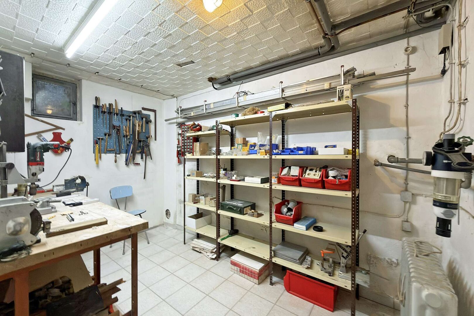 Werkraum im Keller