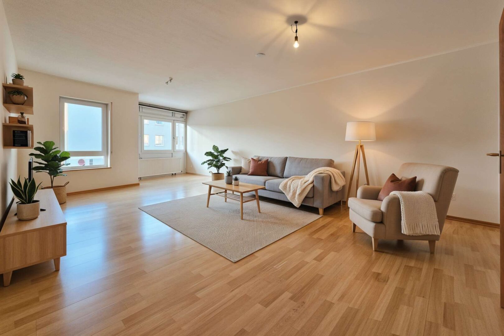 KI-Visualisierungsbeispiel Wohnzimmer