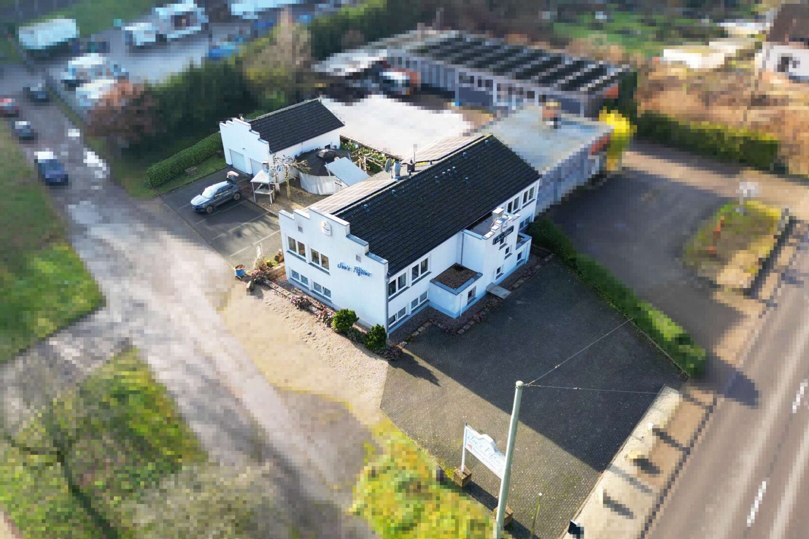 Luftbild des Objekts