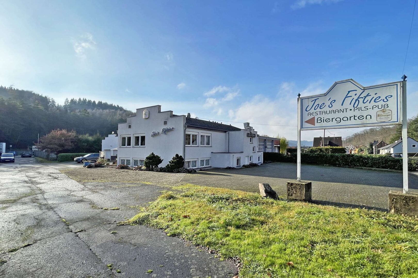 Ansicht von der Straße aus