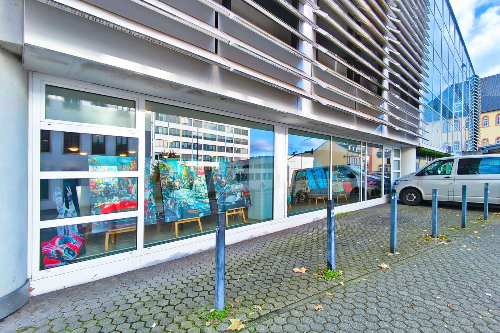 große Schaufensterfront