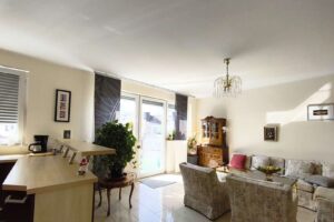 Wohnzimmer mit Küche