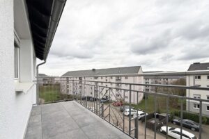 Balkon in West-Ausrichtung