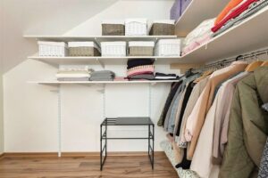 praktische Ankleide im Schlafzimmer