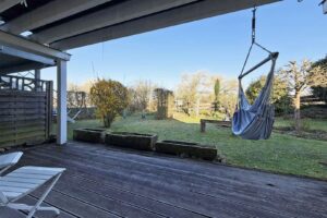 Terrasse am Schlafzimmer/Hobbyraum