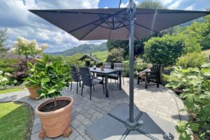 Idyllische Sitzgelegenheit