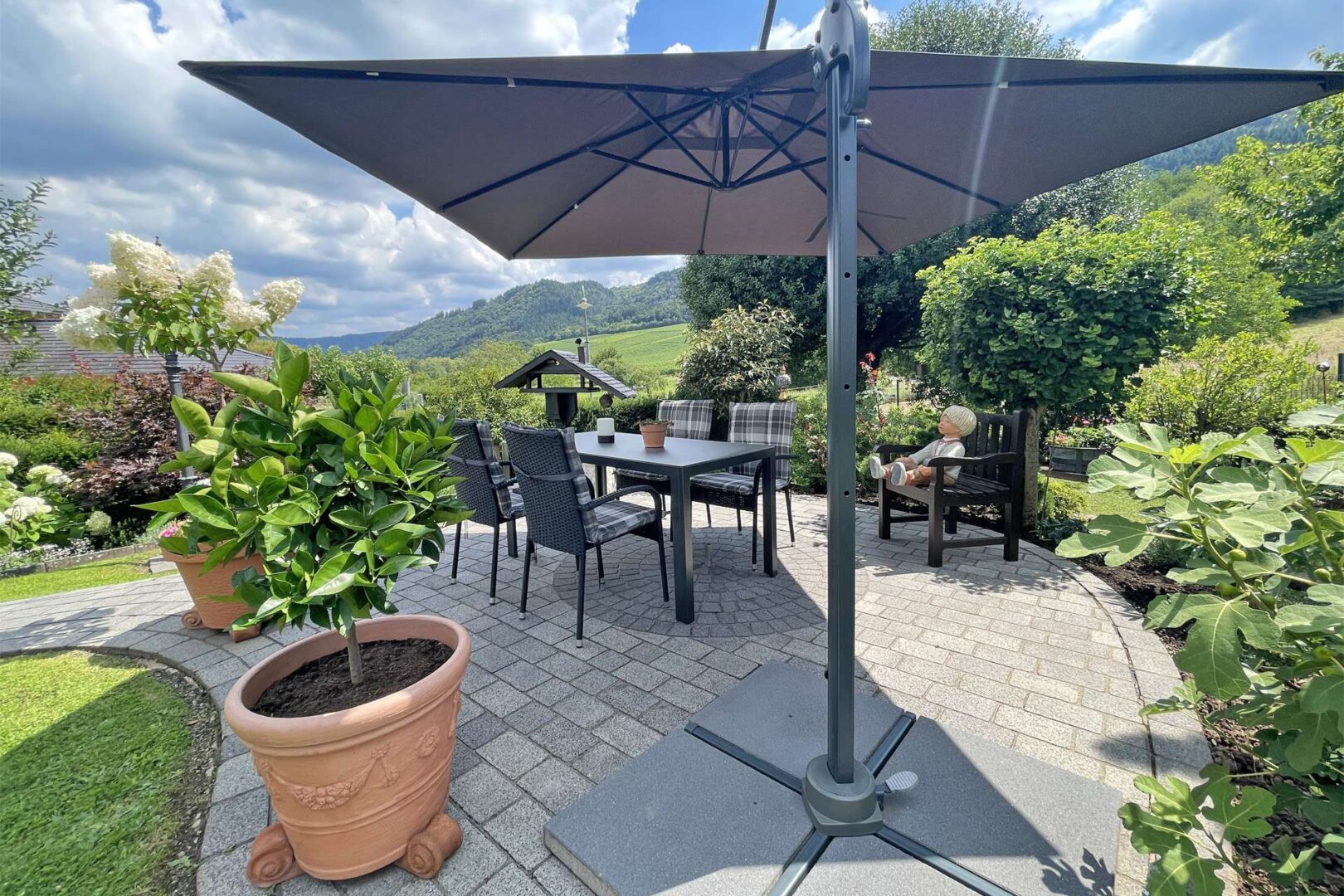 Idyllische Sitzgelegenheit