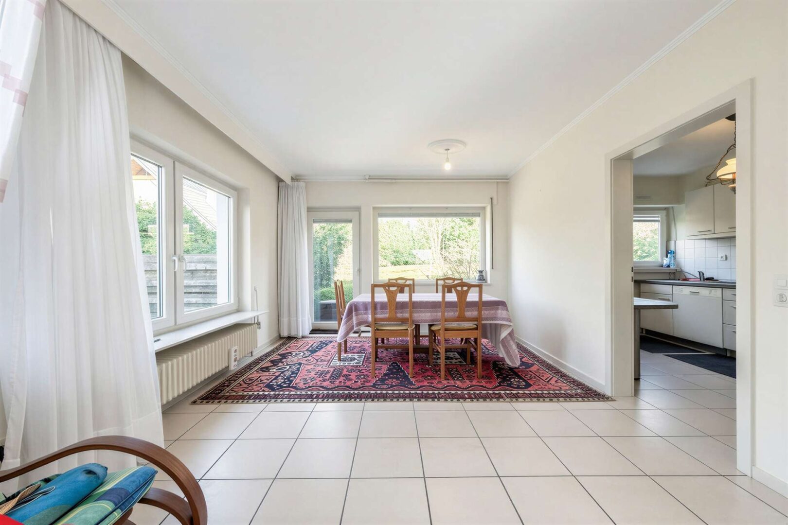 Esszimmer mit Terrassenzugang