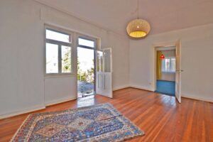 Schlafzimmer mit Dachterrasse