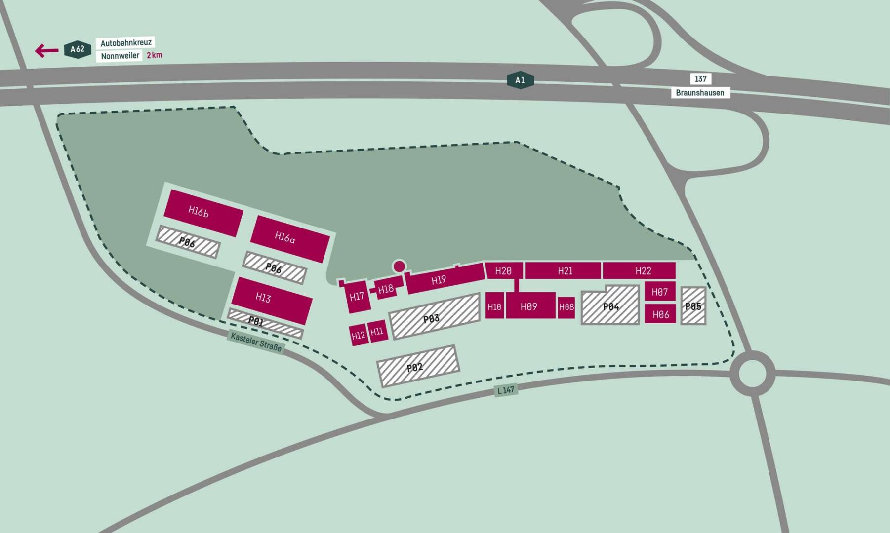 Übersicht Wirtschaftspark Saarland
