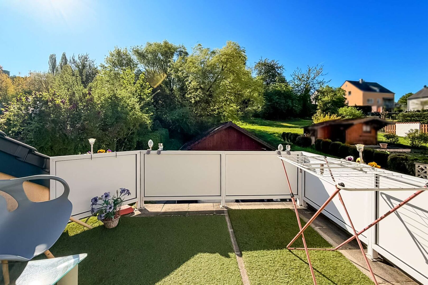Balkon Wohnung 1.OG rechts