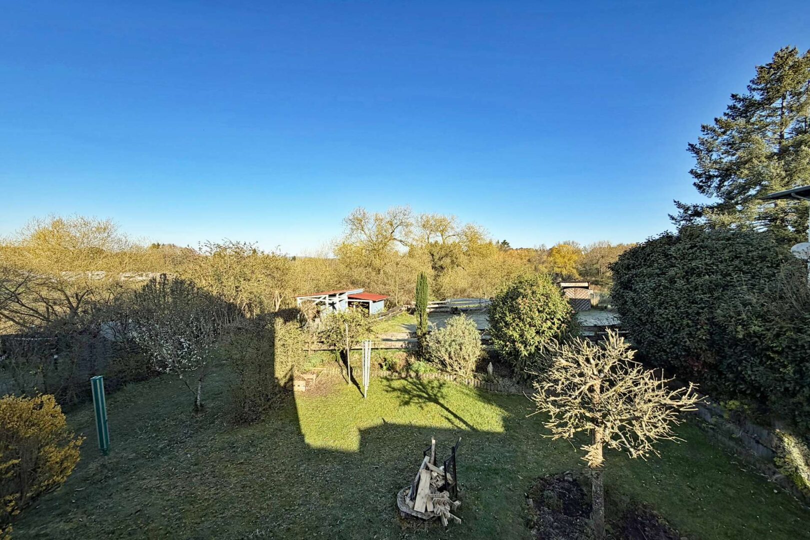 Blick vom Balkon