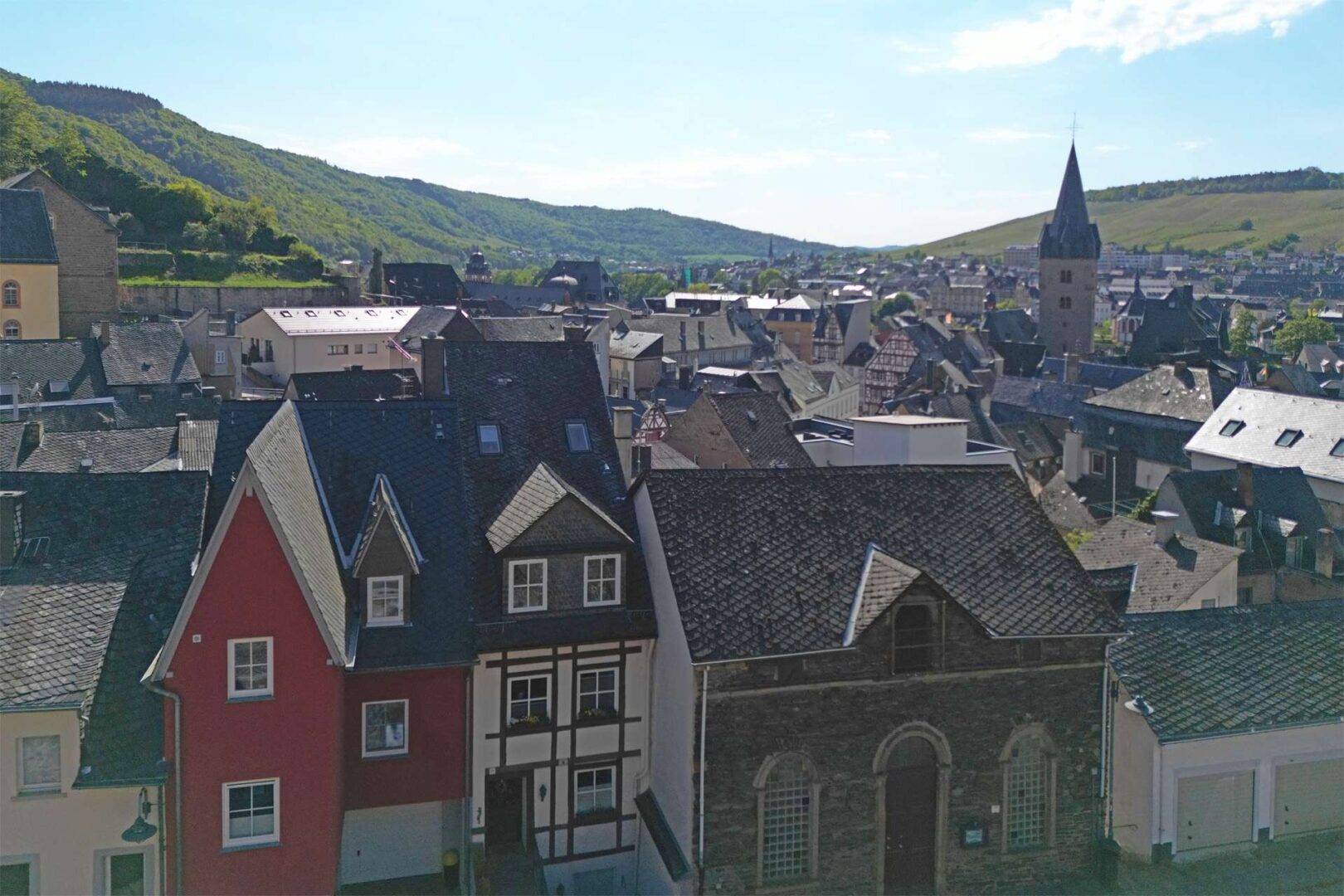 Vogelperspektive von Bernkastel