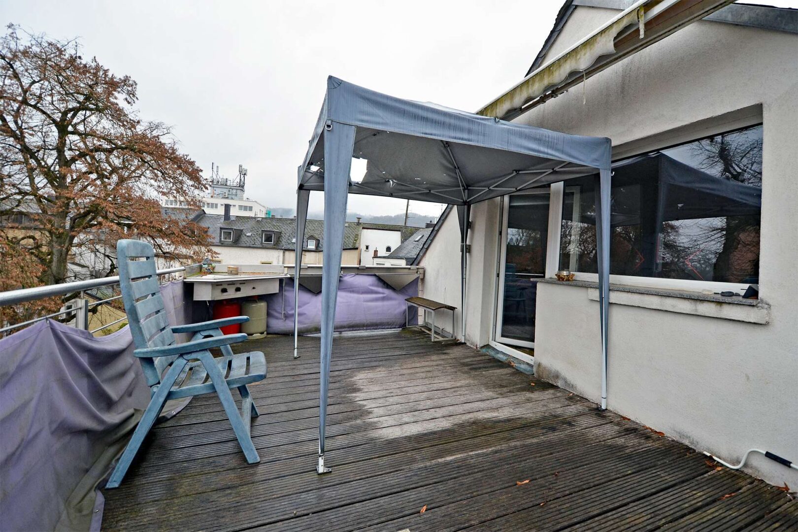 Großzügiger Balkon