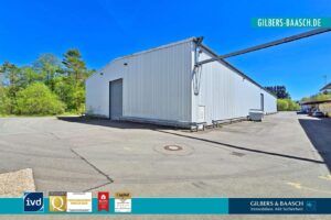 Gewerbehalle vollständig umfahrbar