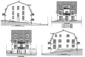 Ansichten Bauvorhaben MFH-5 Einheiten