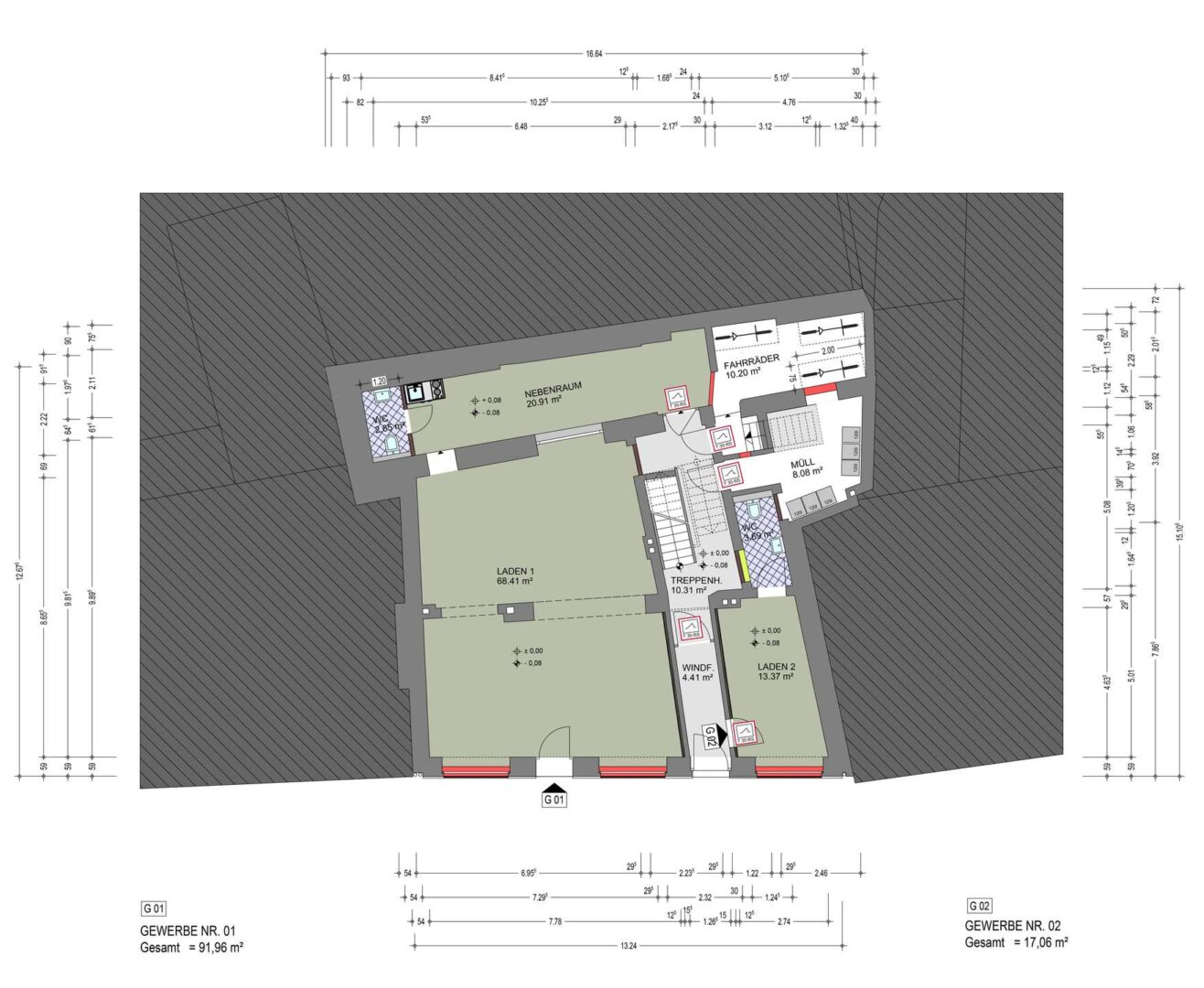 Grundriss EG, Jakobstr. 5