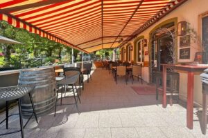 Überdachte Terrasse