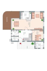 Grundriss EG, Gestaltungsbeispiel