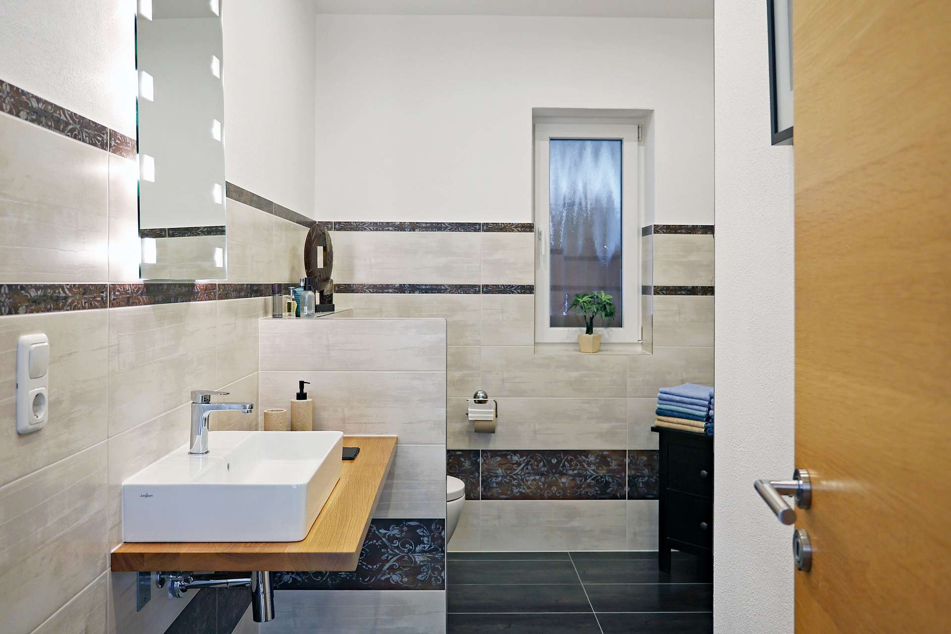 Tageslichtbad mit Dusche