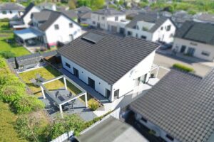 Vogelperspektive vom Haus