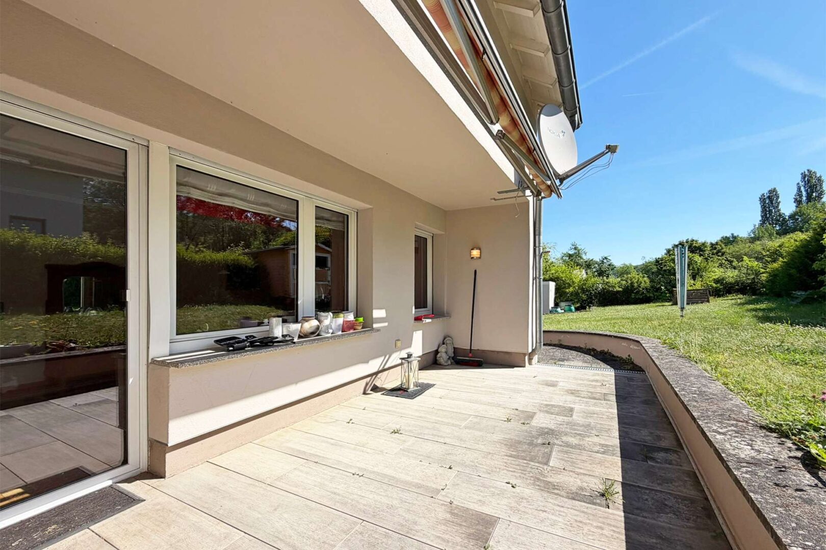 überdachte Terrasse