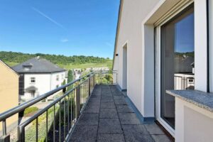 Balkon am Schlafzimmer im DG