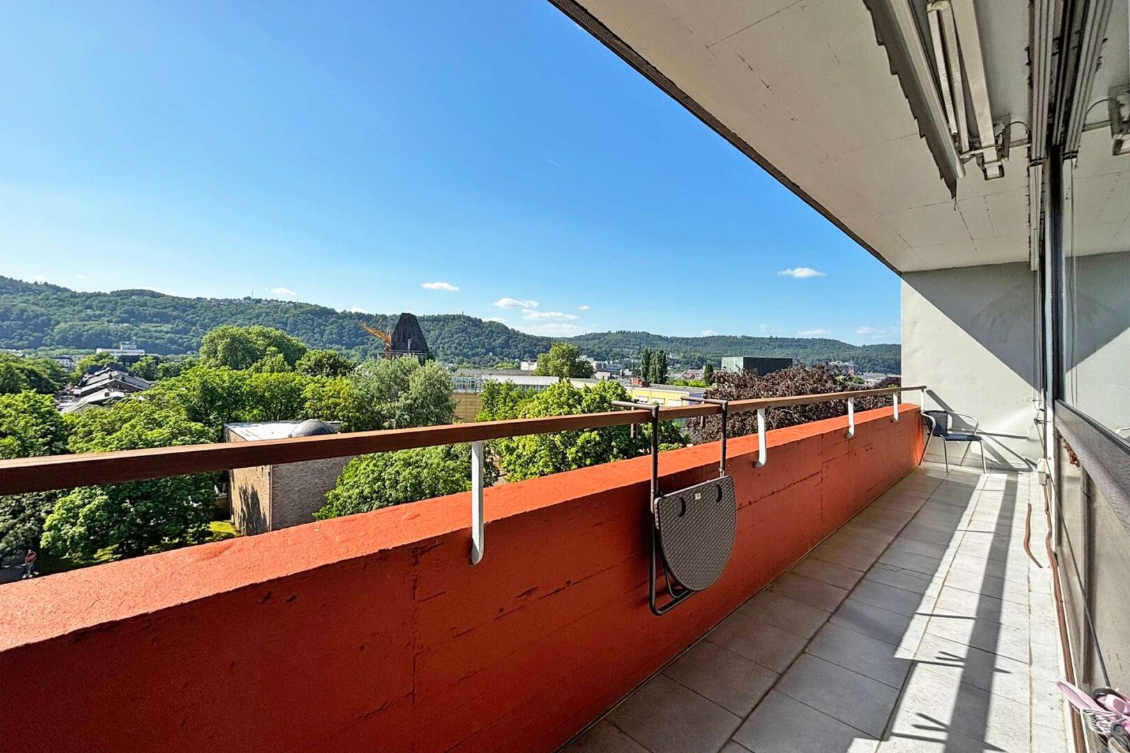 Balkon mit unglaublichem Blick über Trier