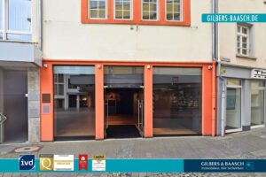 Moderne Ladenfläche in der Trierer Fußgängerzone
