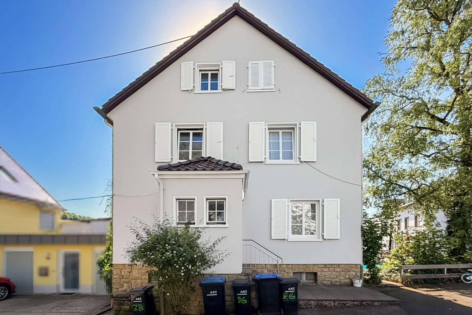 Seitliche Ansicht Gebäude